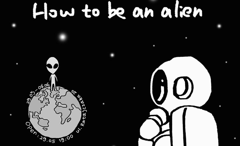 plakat made in.between How to be aliens